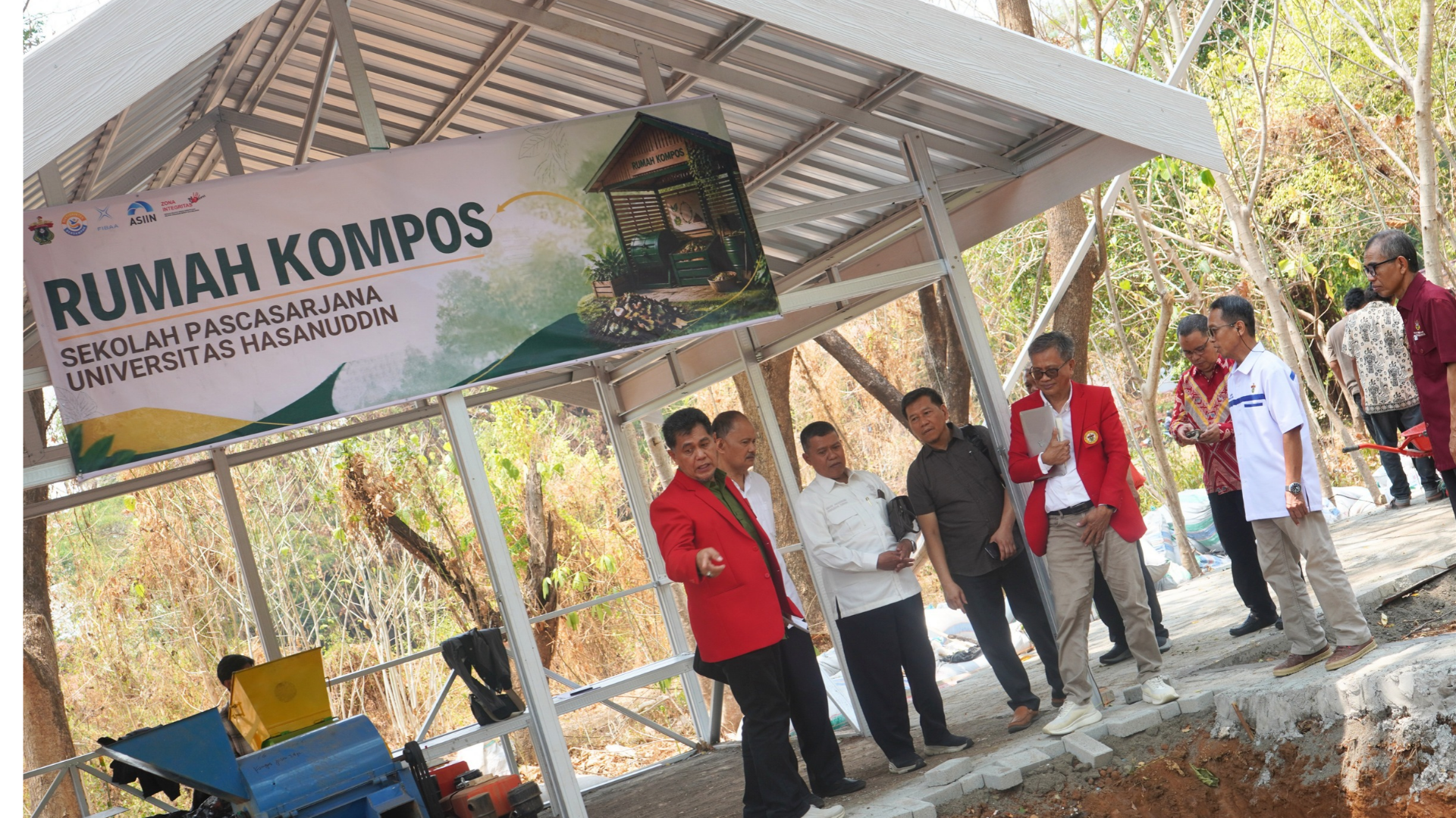 Tinjau Progres Rumah Kompos, Senat SPs UNHAS Dorong Pengelolaan Sampah untuk Green Campus