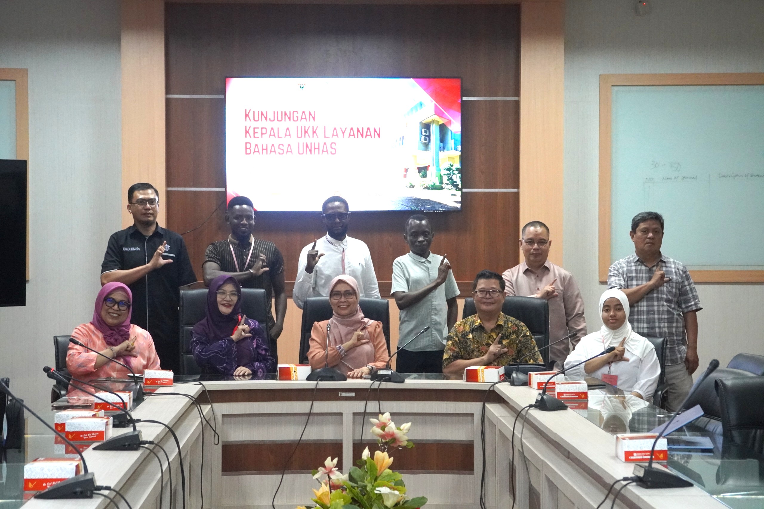 SPs UNHAS Terima Empat Mahasiswa Asing KNB, Pembelajaran Bahasa Indonesia Jadi Bahasan
